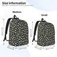 thumbnail image 3 of Naloa Paw Animal Canvas Backpack for Men Women Rucksack Casual Travel Daypack College Tote Satchel Bookbag for Teens-Small, 3 of 7