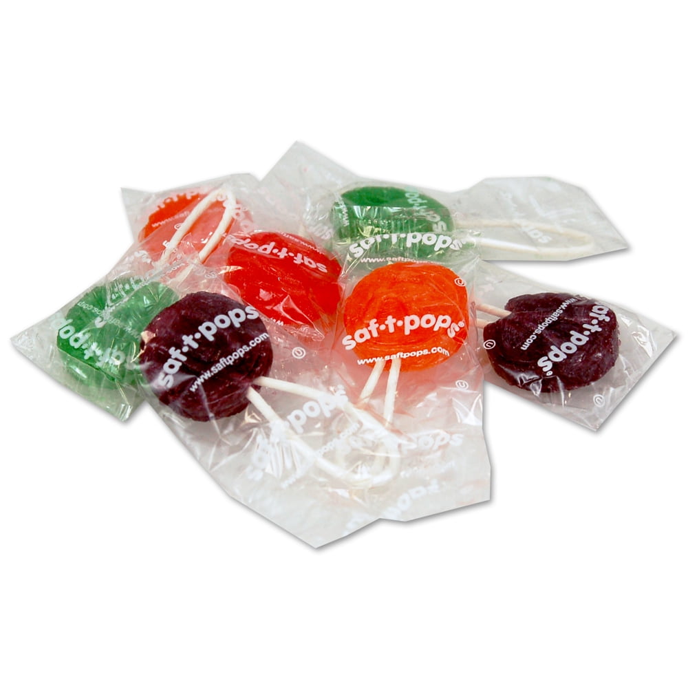 Saf-T-Pops Lollipops Regular Flavors 200 Count Bag 