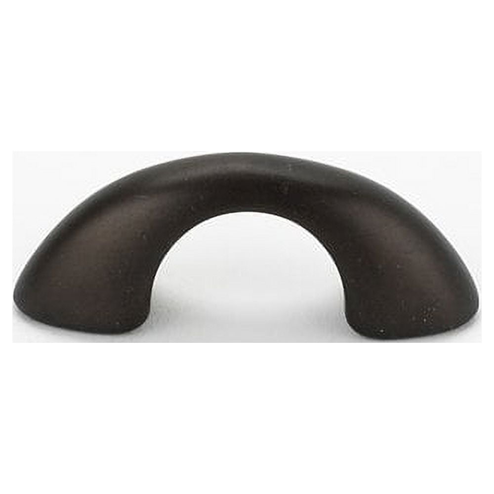 Transitional 1 1/2" Center Arch Pull, Matte Black