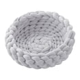thumbnail image 2 of Gazechimp Cotton Knitted Cat Bed Basket All Seasons Handmade Cat Baskets Bed for Puppy Light Gray, 2 of 8