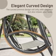 thumbnail image 6 of BEKAY Outdoor 3-Seat Patio Swing Chair, Porch Swing with Weather Resistant Canopy Steel Frame Swinging Bench for Garden Poolside Backyard, 6 of 7