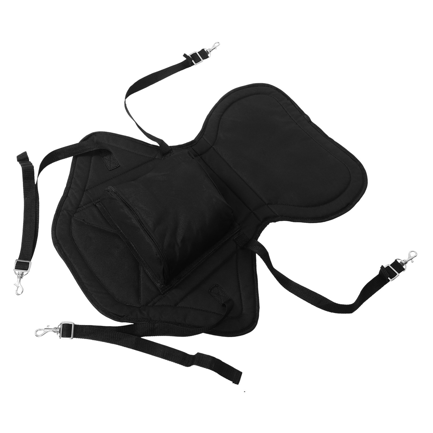 FOMIYES Comfortable Kayak Backrest Ergonomic Design Durable Black Oxford