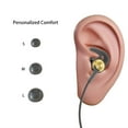 thumbnail image 3 of SHARE SUNSHINE Wired Headphones In-Ear Stereo Metal Earbuds(Gold), 3 of 5