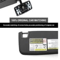 thumbnail image 4 of Left Driver Side Sun Visor Black Compatible with Jeep Wrangler JK 2007-2018 Replace, 4 of 5