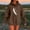 Brown Sweatshirt for Winter, variant on Women's Feather Printed Sweatshirt Casual Loose Crewneck Hoodies Long Sleeve Shirts Trendy Pullover Tops Shirt With Pockets Yellow M