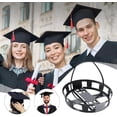 thumbnail image 4 of Graduation Cap Headband—2025 Adjustable Grad Cap Headband Remix Secure Your Caps, Graduation Hat Insert (White, 1), 4 of 7