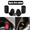 thumbnail image 2 of IKemiter 4 Pcs/set Valves de Roue de Voiture en Alliage d'Aluminium Couvercles de Vis Accessoires, 2 of 7