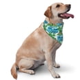 thumbnail image 2 of Naloa Hawaii Palms Dog Bandanas 1PC Washable Triangle Dog Scarfs Premium Durable Fabric, for Small Medium Large Dogs and Cats, 2 of 6