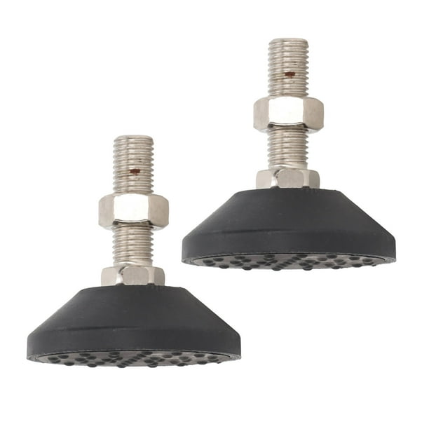 2 piezas de pies niveladores de rosca de 150 kg de altura de rodamiento ajustable antideslizante resistente a los arañazos nivelador de pie de tornillo para muebles