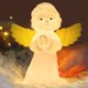 thumbnail image 5 of Silicona Angel Night Light Regulable USB 3.7V 1200mAh Lámpara de escritorio Regalo para niños (A) Likrtyny Para estrenar, 5 of 9