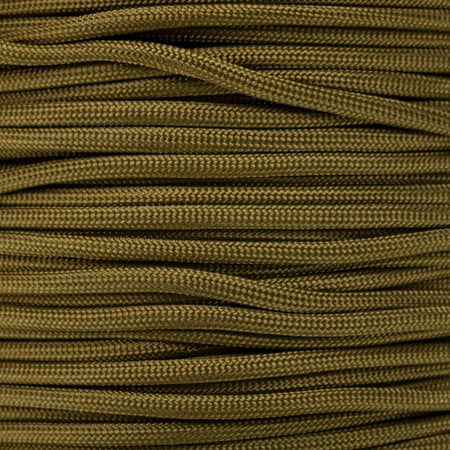 Paracord Planet 550 Paracord Type III 7 Strand 4mm Outdoor Tactical Cord - Length Options from 10 to 1000 Feet in Hanks or Spools