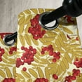 thumbnail image 4 of Ambesonne Rowan Grommet Curtain, Juicy Ripe Fruits Leafage, 50" x 63", Vermilion Mustard and White, 4 of 6