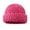 Hot Pink, variant on Charmgo Trucker Hat Clearance, Women's Autumn Winter Solid Color Thickened Warm Ear Pineapple Pattern Knitted Hat Bucket Hat Baseball Cap, Sun Hats for Women Beige