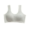 thumbnail image 2 of Bxsruta Girls' Ages 6-14 Soft Cotton Wirefree Training Bras Breathable Comfort Everyday Wear Tank Vest Style, 2 of 8
