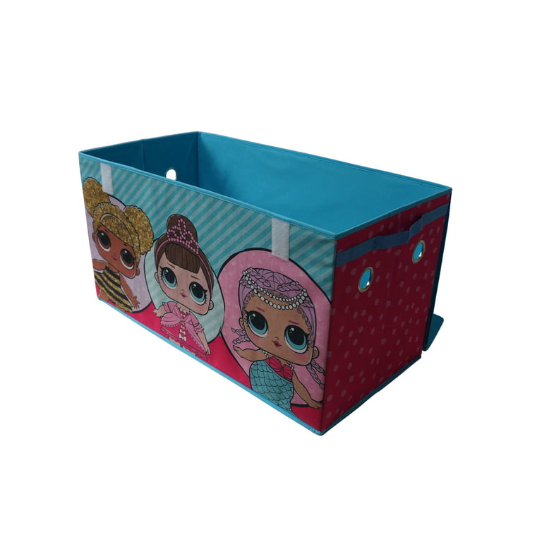 Idea Nuova Lol Surprise Set of Two Spacious Collpasible Storage Cubes, 10x10