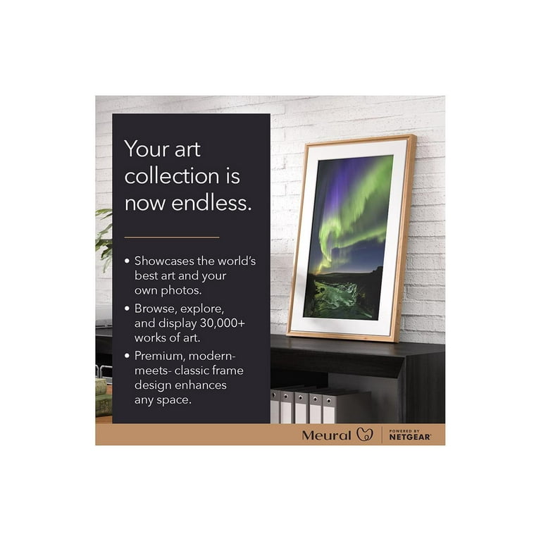 Meural キャンバス II 27インチ ブラック Amazon.com : Meural Canvas II – the Smart Art Frame with 27
