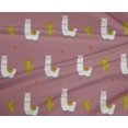 thumbnail image 4 of oneOone Polyester Lycra Mauve Fabric Cactus & Sheep Sewing Material Print Fabric By The Yard 56 Inch Wide, 4 of 4