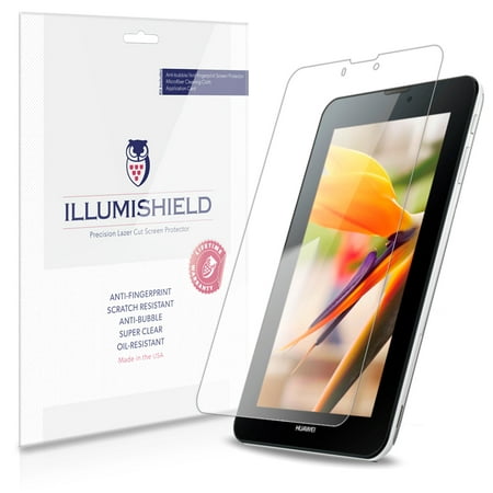 iLLumiShield Anti-Bubble/Print Screen Protector 3x for Huawei MediaPad 7 (Best Wet Screen Protector)