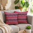 thumbnail image 7 of Throw Pillow Covers 18x18 Inch, Decorative Square Pillowcases, Farmhouse Holiday Cushion Covers for Couch Sofa Living Room Bedroom Outdoor Home Decor, 7 of 7