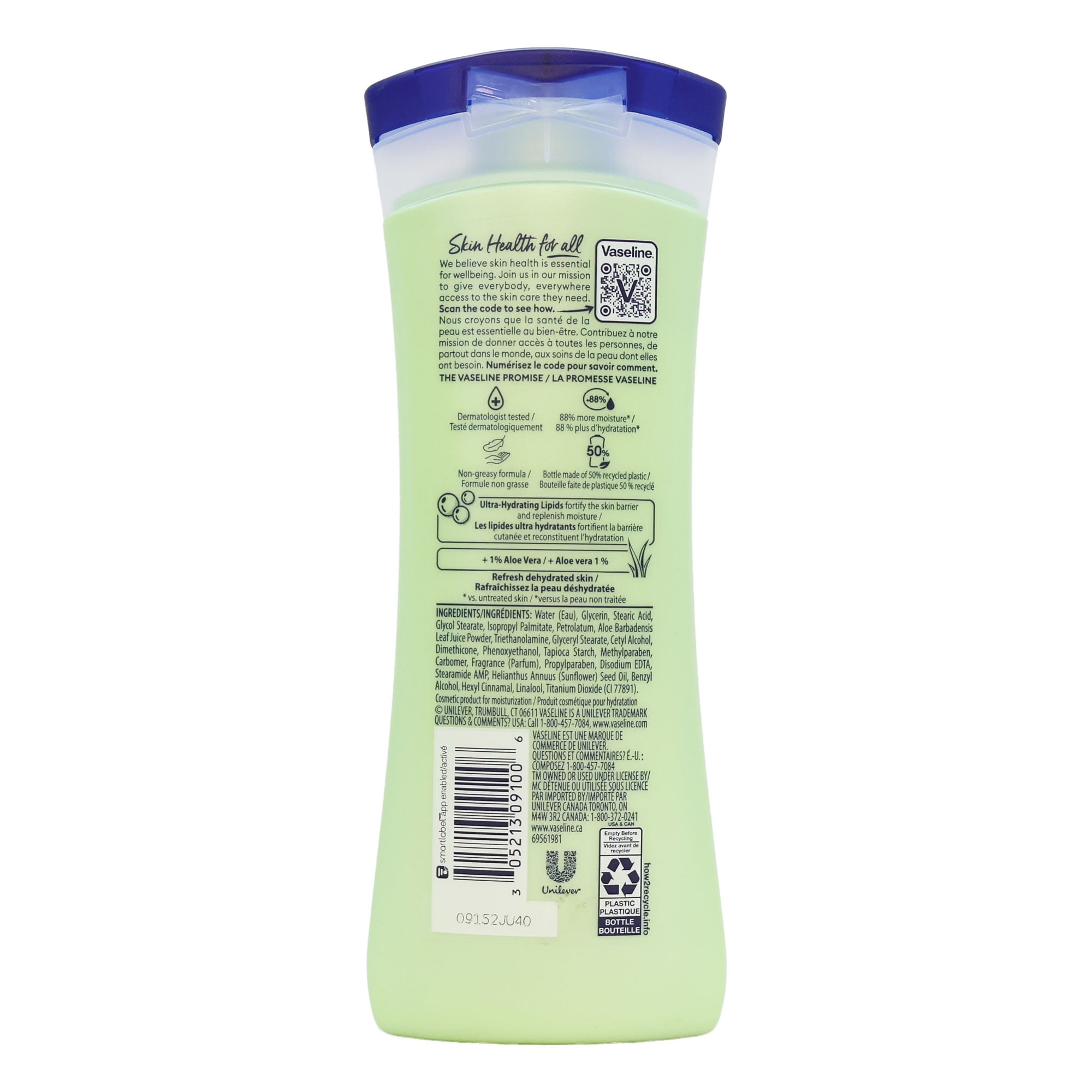 Vaseline Intensive Care Soothing Hydration Body Lotion, Pack of 18