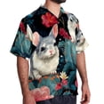 thumbnail image 2 of Tmall Men's Short Sleeve Beach Shirts, Casual Button Down Poplin Printed Summer Tops - Unisex, 2 of 6