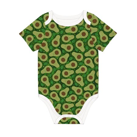 

Coaee Big Colorful Avocados for Soft Cotton Baby Short-Sleeve Bodysuit Baby Girls Boys Bodysuit Romper
