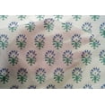 thumbnail image 4 of oneOone Cotton Silk Fabric Leaves & Floral Block Print Fabric By The Yard 42 Inch Wide, 4 of 4