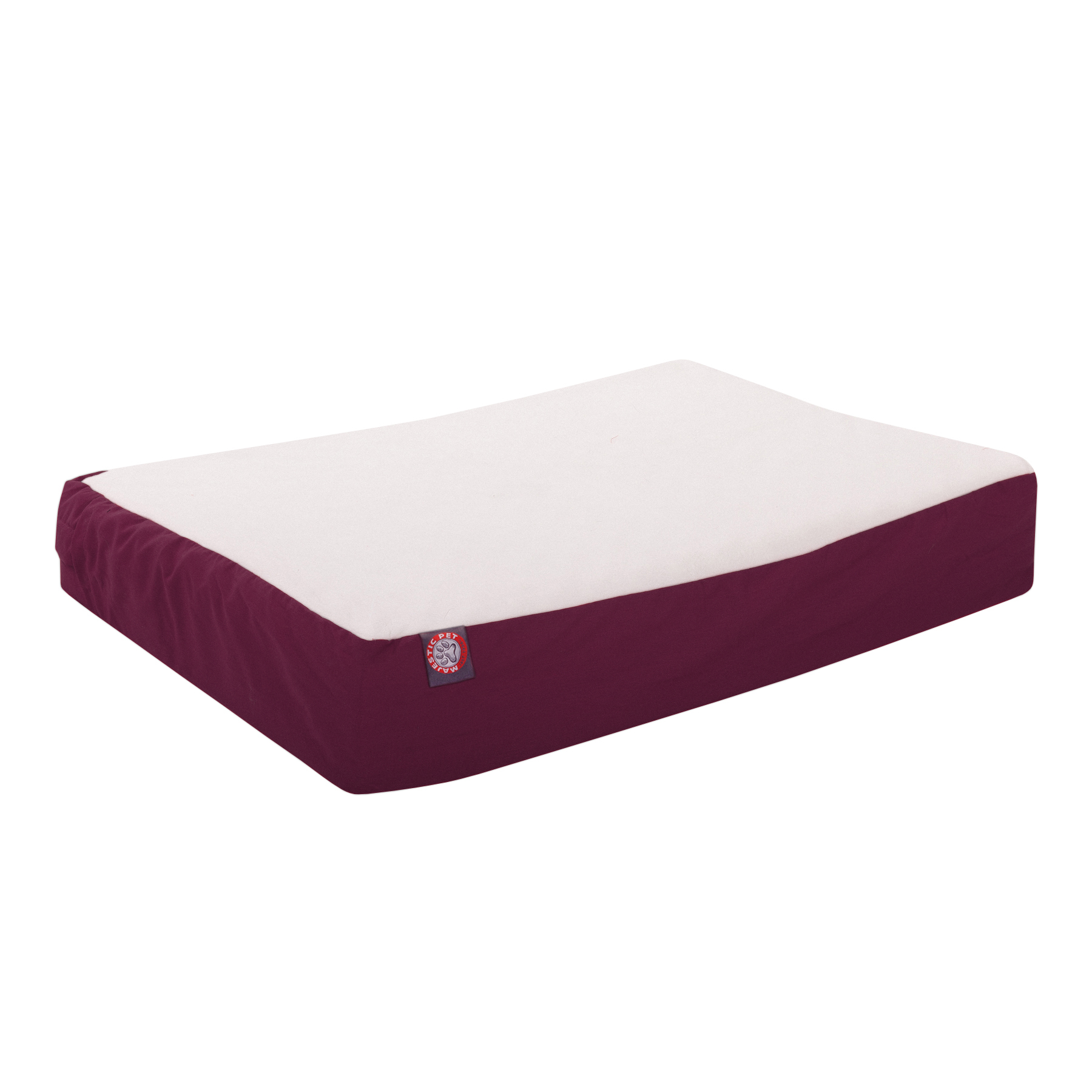 Majestic Pet Poly/Cotton & Sherpa Orthopedic Double Dog Bed Soft Sherpa Cushion