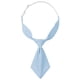 thumbnail image 1 of Corbatas cortas preatadas para mujeres INSPIRE CHIC de color sólido, corbata pequeña para uniforme escolar, azul claro, talla única, 1 of 5