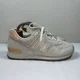 thumbnail image 1 of New Balance Unisex 574 Casual Shoes Sneakers 8.5 Lifestyle Beige Suede WL574CS3, 1 of 6