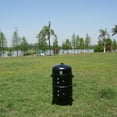 thumbnail image 6 of KingChii 3 in 1 Vertical Charcoal Smoker Grill BBQ Smoker for Outdoor, Patio Backyard Camping, Black, 6 of 11