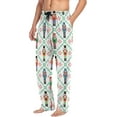thumbnail image 5 of HPINK-T Men's Flannel Pajama Pants Christmas Gnome Snowflakes Sleep Lounge PJ Bottoms Sweatpants S, 5 of 7
