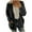 Black coats for women, variant on Baikeli Winter Jackets For Women Women Casual Plus Size Plush Sweater Pockets Outerwear Buttons Cardigan Coat