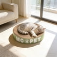 thumbnail image 5 of Cat Scratching Board, Circle Cat Scratcher Bed with Catnip, Corrugate Cat Scratcher for Indoor Cats, Cat Scratch Pad with Premium Scratch Textures Design _ A, 5 of 6