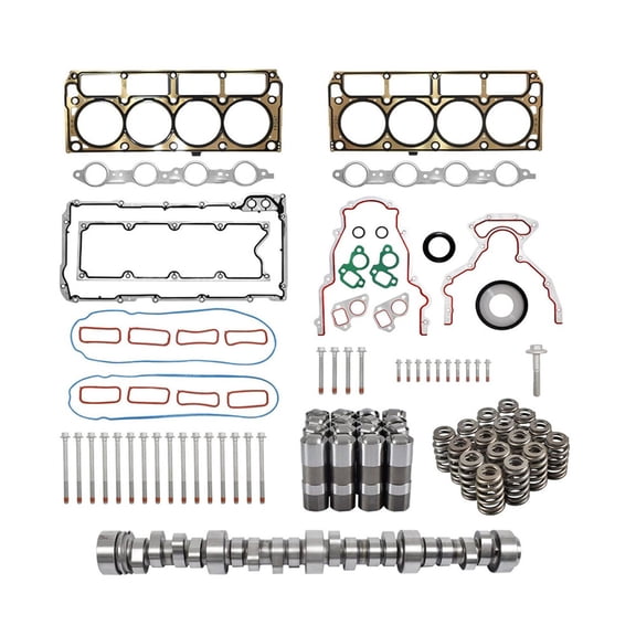 SUSUCAR E1840p Sloppy Stage 2 Camshaft Lifters Gaskets Bolts Kit for Chevy Ls Ls1 .585"