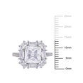 thumbnail image 2 of Everly Women's Cubic Zirconia Sterling Silver Engagement Ring, 2 of 6