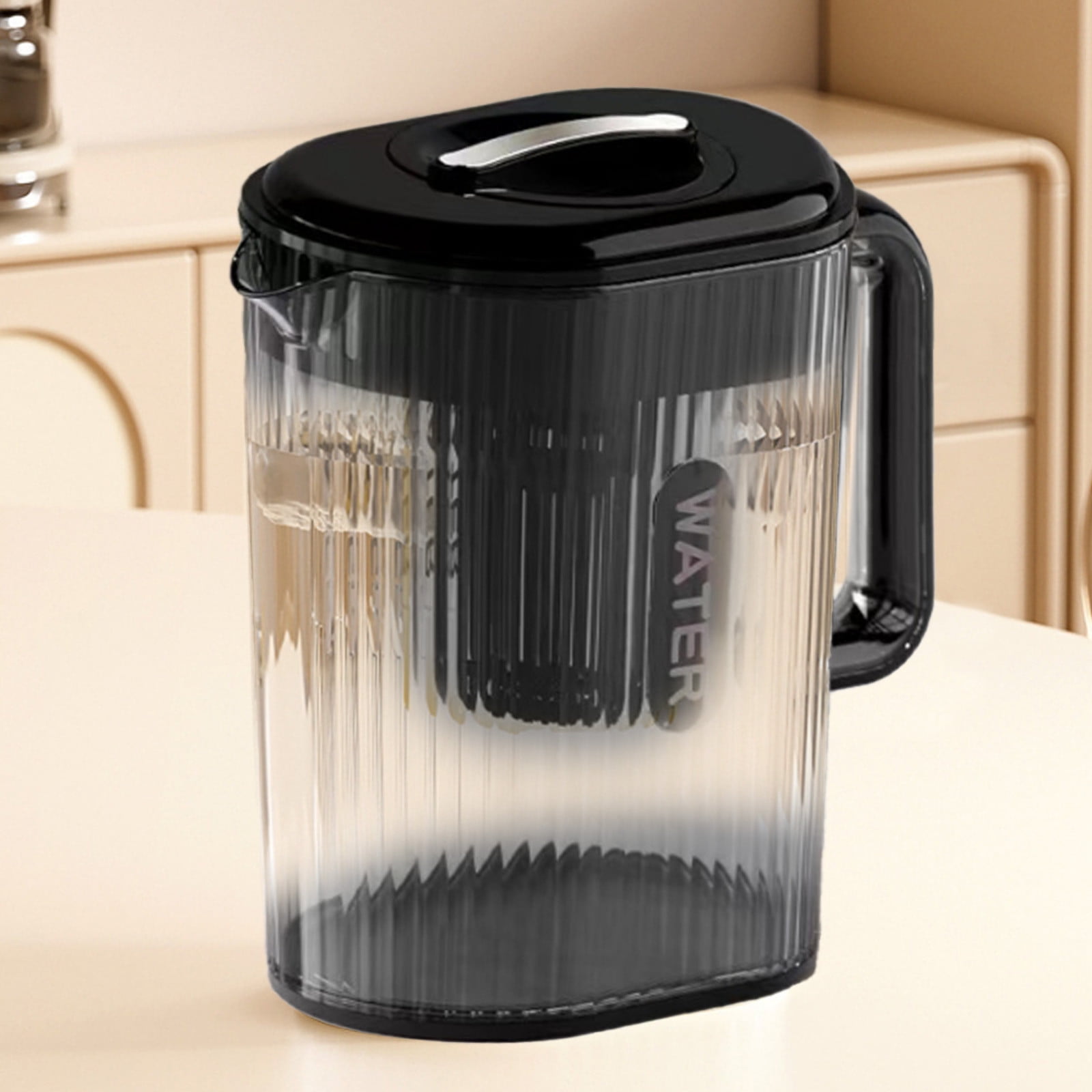 Summer Savings Clearance! RFUGUG Glass Pitcher,Glass Water Pitcher with Lid,Iced Tea Pitcher for Fridge,for Juice, Coffee, Milk, Cold or Hot Beverages, Gift for Men and Women