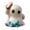 Blue, variant on Ceramic Kawaii Ghost Statue Halloween Decor - Polka Dot Bow Desk Ornament Gothic Cute Figurine Office Shelf Decor Spooky Gift Idea(Orange)