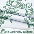 thumbnail image 6 of Alishomtll Floral Curtains Blackout Thermal Insulated Room Darkening Window Drapes for Living Room,Sage Green ,52"x84", 2 Panels, 6 of 9