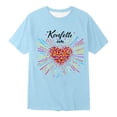 thumbnail image 4 of Shadoumai Toddler Girl Shirts 5t Graphic T-Shirts Crewneck Shirt Short Sleeve T-Shirt Trendy Summer Tops Girls Summer Tops T-Shirts, 4 of 4