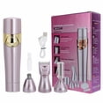 thumbnail image 1 of Hair Removal Shaver 4 In 1 Women Epilator Eyebrow Trimmer Women Hair Shaver Nose Hair Trimmer 4 In 1 MultiFunctional Hair Shaver Women Epilator Portable Eyebrow Nose Hair Trimmer, 1 of 8