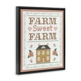 thumbnail image 4 of Stupell Industries Sweet Farm Needlepoint Style Text & Numbers Painting Black Floater Framed Canvas Art Print Wall Art, 25 x 31, 4 of 10