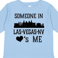 thumbnail image 4 of Inktastic Las Vegas Nevada Someone Loves Me Skyline Boys or Girls Long Sleeve Toddler T-Shirt, 4 of 5