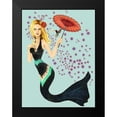 thumbnail image 2 of Goddess, Jami 12x14 Black Modern Framed Museum Art Print Titled - Mermaid, 2 of 5