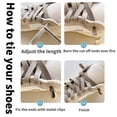 thumbnail image 5 of 16 Pairs of Multicolor No-Tie Elastic Shoelaces for Men and Women,Kids, 8mm Flat, 39.3" Adjustable Length, with 64 Metal Tips for Sneakers, Skates, Sports Shoes, and Boots, 5 of 6