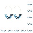 thumbnail image 2 of Aretes colgantes Sonducket en forma de U estampado de leopardo acrílico, 2 of 6