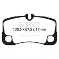 thumbnail image 5 of EBC Brakes Yellowstuff 4000 Series Street and Track Brake Pad Set Fits select: 2007 PORSCHE 911 NEW GENERATION, 2008-2012 PORSCHE 911, 5 of 5