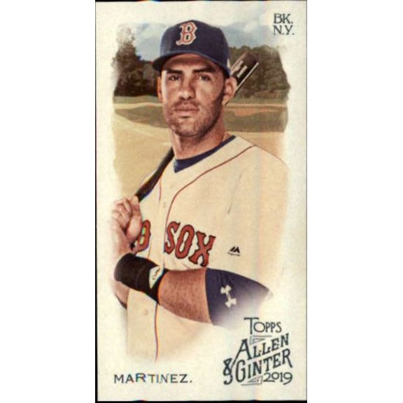Collectible 2019 Topps Allen and Ginter Mini #56 J.D. Martinez Boston Red Sox MLB Baseball Trading Card
