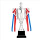 thumbnail image 2 of 2X Copa de Trofeo de Plata de 11,8 Pulgadas para Competiciones de Reuniones Deportivas, Premios del Equipo de Fútbol y Recuerdos de Fiestas de Competición, 2 of 2
