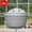 Gray, variant on Clearance! Haidf Wall Hanging Planters, Half Round Wall Flower Pots with Drainage Meshes and S Hooks, Plastic Wall Hanging Basket for Indoor Outdoor Balcony Garden, Fence Planters, 8.3 Inch, White